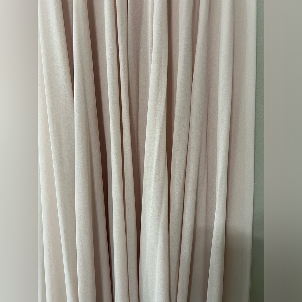 Lulus Carte Blanche Blush Pink Maxi Dress Rope Strap Formal Bridesmaid S - Picture 10 of 15